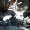 The lower part of stairway to hell at very low water.